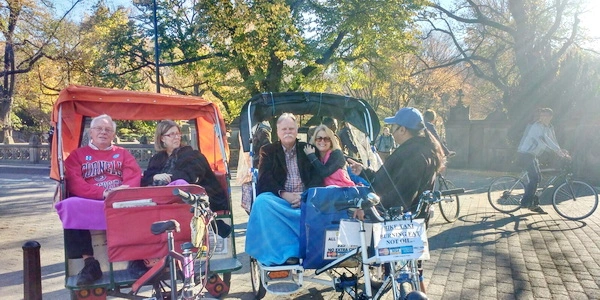 Pedicab Central Park Cost